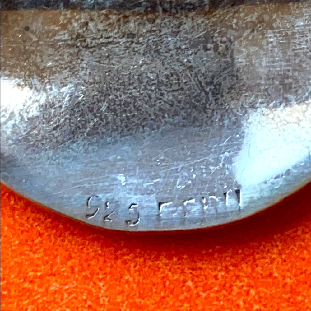 Solid Sterling Silver Enamel Peru Aztec Pion - image 3